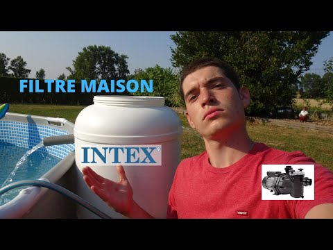 FAIRE UN FILTRE POUR PISCINE INTEX OU AUTRES! ENFIN DE L&rsquo;EAU BLEU!🤿-Leconfiné