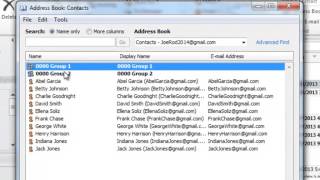 Microsoft Outlook 2010 Group Contacts