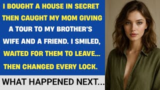 Famous I Bought a House in Secret-Then Caught My Mom Giving a Tour to My Brother's Wife and a Friend... Profile