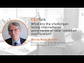 C2GTalk: What are the challenges facing international governance of solar radiation modification?