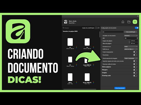 Como criar um novo documento no Affinity do jeito certo! (Fácil)