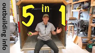 014 - 5 in 1 Mini Utility Trailer (box, high wall, low wall, workstation, flatbed)