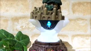 天空の城ラピュタ ライトアップジオラマ ラピュタ城 - YouTube