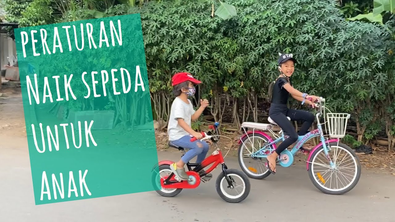 Zara Cute Naik Sepeda Keliling Jalanan Kecil | Peraturan Bersepeda untuk Anak di Jalanan Umum