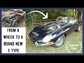 A brand new jaguar e type xke series 1 42 roadster