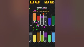 Water sort puzzle level 3905
