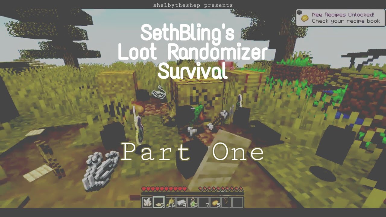 How NOT to play Minecraft Survival | Minecraft Loot Randomizer Survival ...