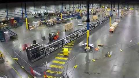 CP automated sortation system time lapse