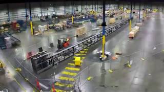 CP automated sortation system time lapse
