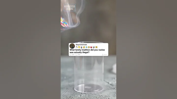 What family tradition did you realize was actually illegal?