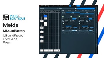 MSoundFacotry | Customizing FX in the Edit Page w/ Vojtěch "Melda" Meluzín
