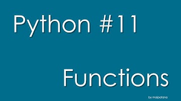 พื้นฐาน Python 011: Functions