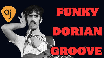 Funky Dorian Rock Jam Track | Guitar Backing Track (A Dorian / 65 BPM)