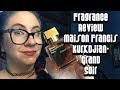 Fragrance Review :: Maison Francis Kurkdjian Grand Soir | Niche, Luxury, Unisex