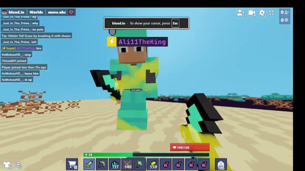 1v1 with Ali11TheKing