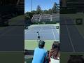 One-two punch by Tristan Boyer and balls flies long #tennis #atp #service #sf #sports #shorts