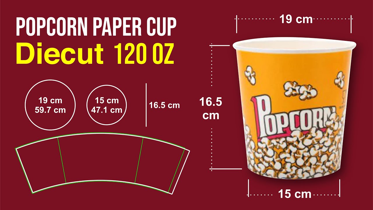 Paper cups - Dieline design in Adobe Illustrator | Pro Tips Revealed ...