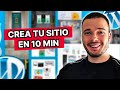 Crear un sitio web profesional: ¡El método más RÁPIDO! WordPress