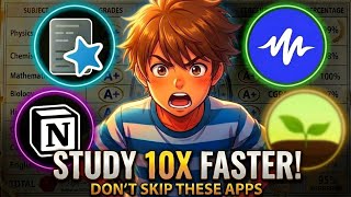 4 Mobile Apps That Will 10X Your STUDY | Study Tips