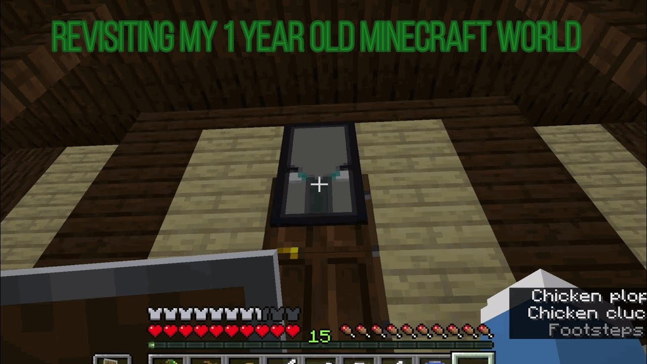 Revisiting My 1 year old Minecraft World! - YouTube