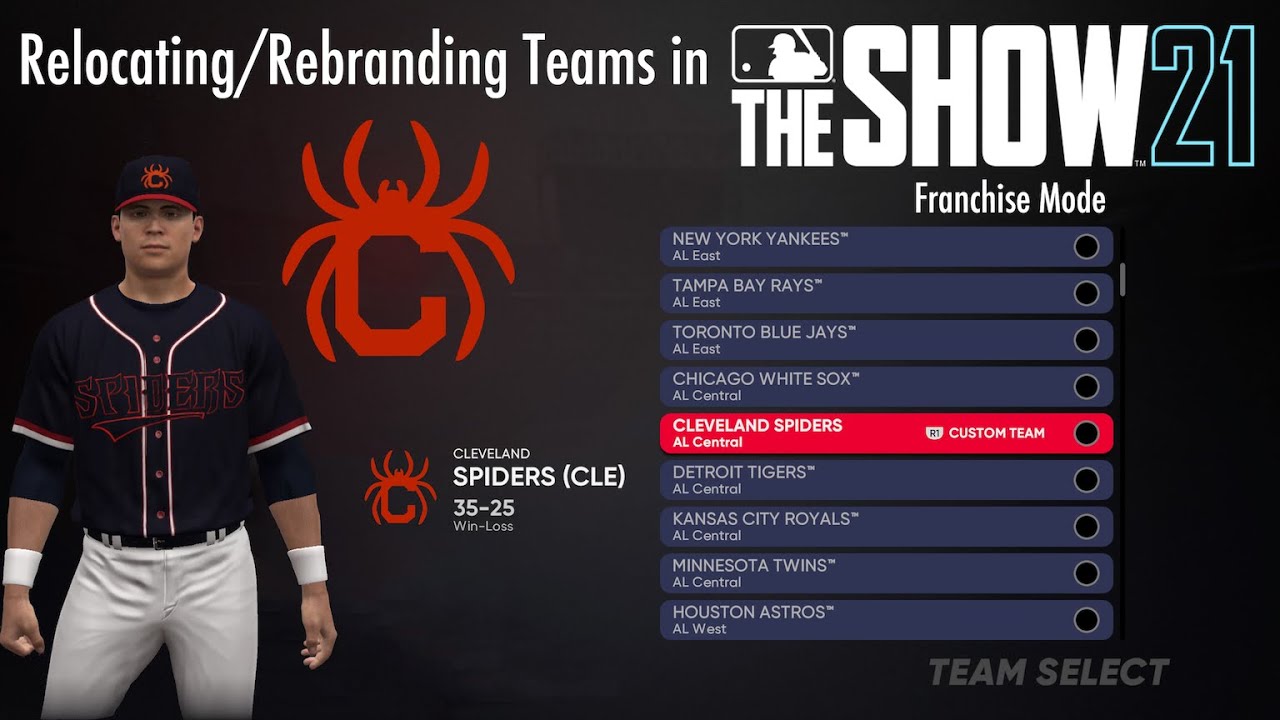 How to Rebrand or Relocate Teams in MLB the Show 21 Franchise Mode