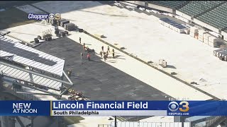 NHL Ice Rink Takes Over Lincoln Financial Field