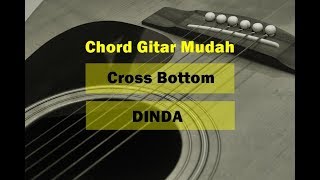 Kunci Gitar Mudah -  Cross Bottom DINDA   G