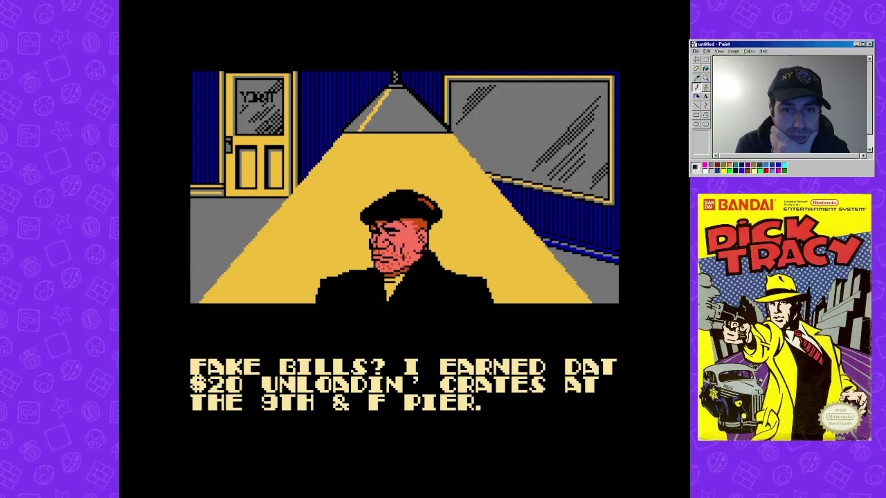 Dick Tracy NES (1990) Part 1 - YouTube