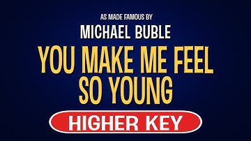 Thumbnail of Michael Buble - You Make Me Feel So Young | Karaoke Higher Key