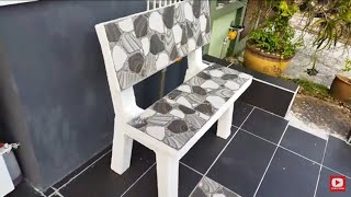 How to build concrete chair with sand and cement