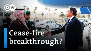 Blinken in Saudi Arabia for Gaza cease-fire talks | DW News
