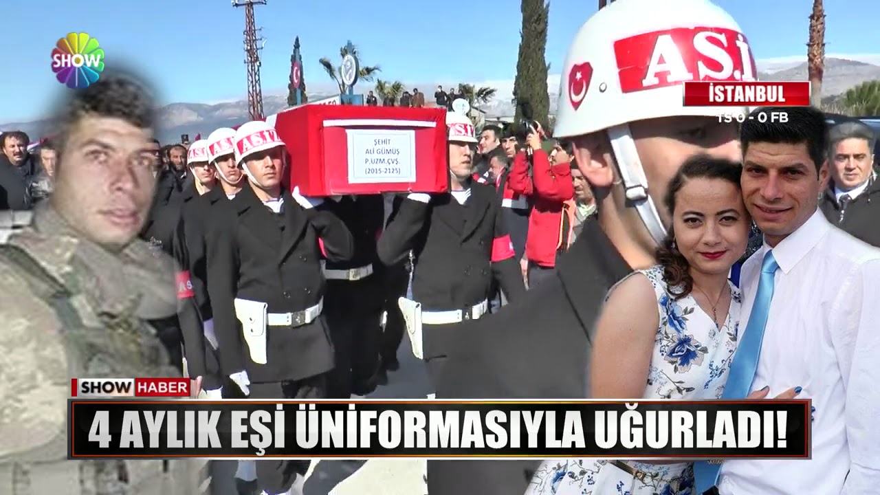 4 Aylık eşi üniformasıyla uğurladı!