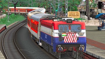 TRAIN CROSSING HIGH SPEED IN RAILWAY STATION | BUMPY RAILROAD | RAILWORKS SIMULATOR | NTG GAMING