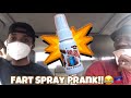 Fart Spray Prank on Haitian Dad!! I GOT KICKED OUT??!