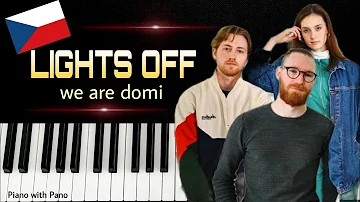 We Are Domi - Lights Off - Czech Republic 🇨🇿 - Piano Cover - Eurovision 2022