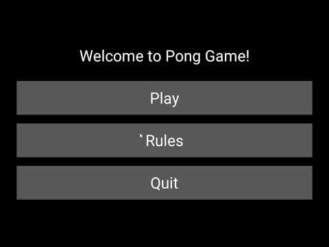 Atari Games: Pong Game