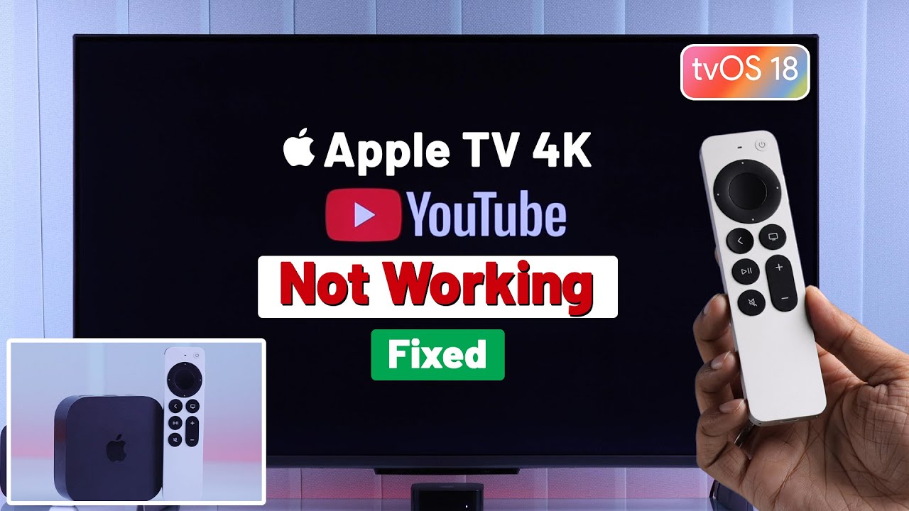 Fix YouTube Not Working On Apple TV 4K YouTube fix-youtube-not-working-on-apple-tv-4k-youtube