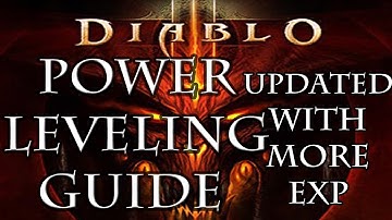 Diablo 3 - Powerleveling Update Video (Showing Better Exp Gains and a faster method)