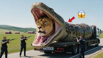 Heroic Rescue Team Saves Lioness From Deadly Giant Python 🐍
