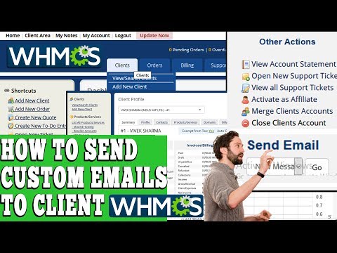 HOW TO SEND CUSTOM EMAILS DIRECTLY TO CLIENT IN WHMCS? [EASY STEPS]☑️
