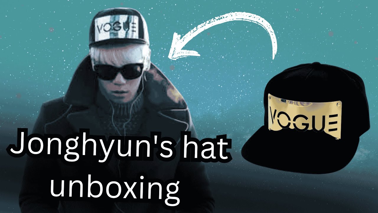 Unboxing Jonghyun's hat from Shiny Foundation - YouTube