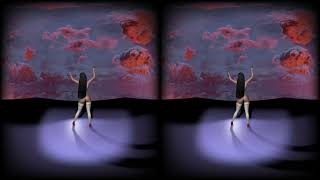 Beautiful dance in vr180 stereoscopic 3d