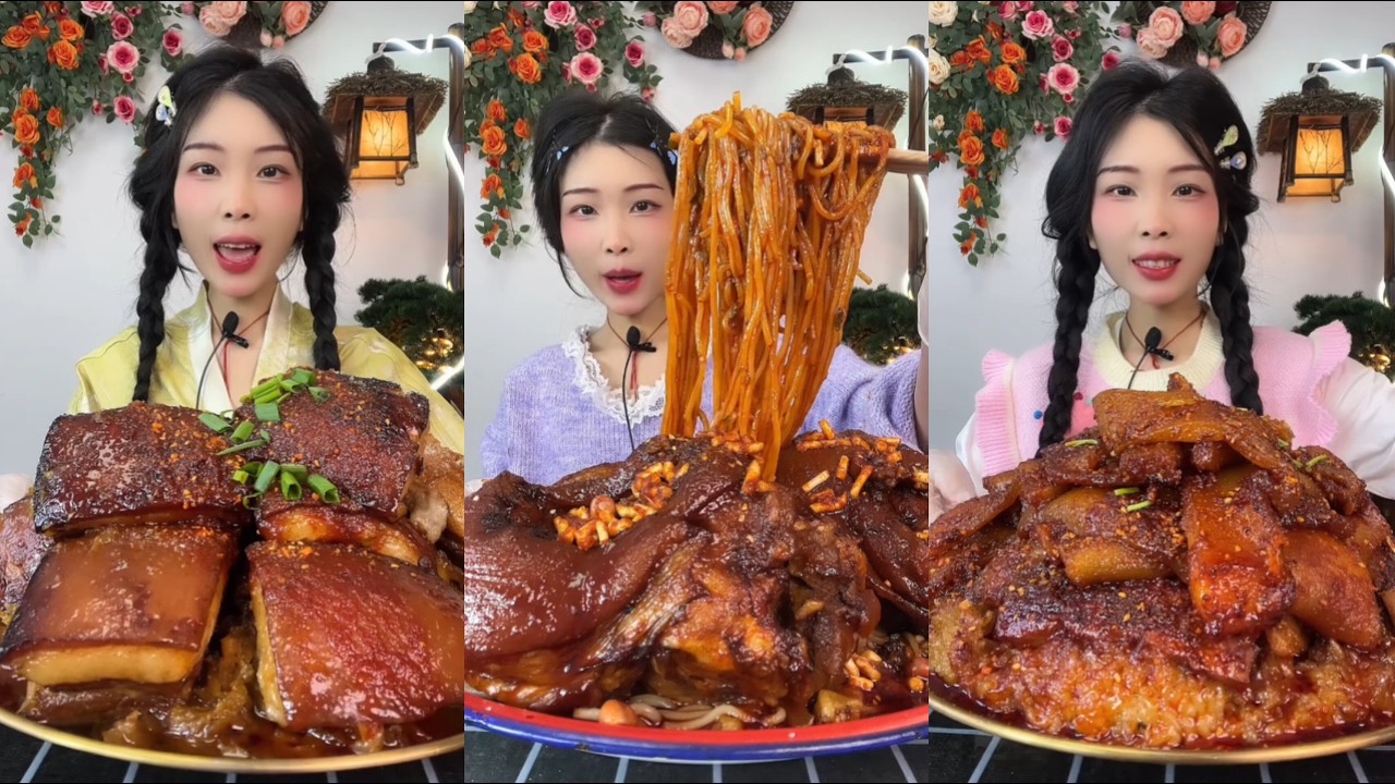 【ASMR】【MUKBANG】DELICIOUS DINING PROGRAM | HOMEMADE CHINESE FOOD|食べる | 吃播 #咀嚼音#mukbang #food #foodie