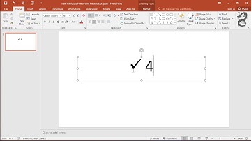 How to Insert a Check Mark Symbol in PowerPoint
