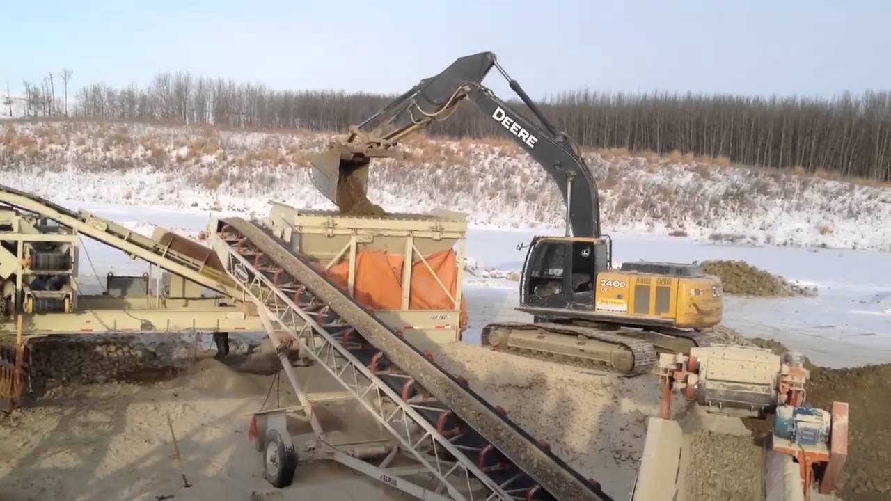 Sand & Gravel Crushing YouTube
