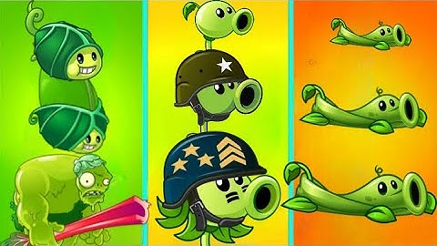 PvZ 2 Discovery - Every Plants Evolution Shape NOOB - PRO - HACKER