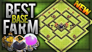 DISEÑO FARMING / HÍBRIDO TH9 | Protege Tus Recursos | Zoloko | Best th9 farming hybrid base