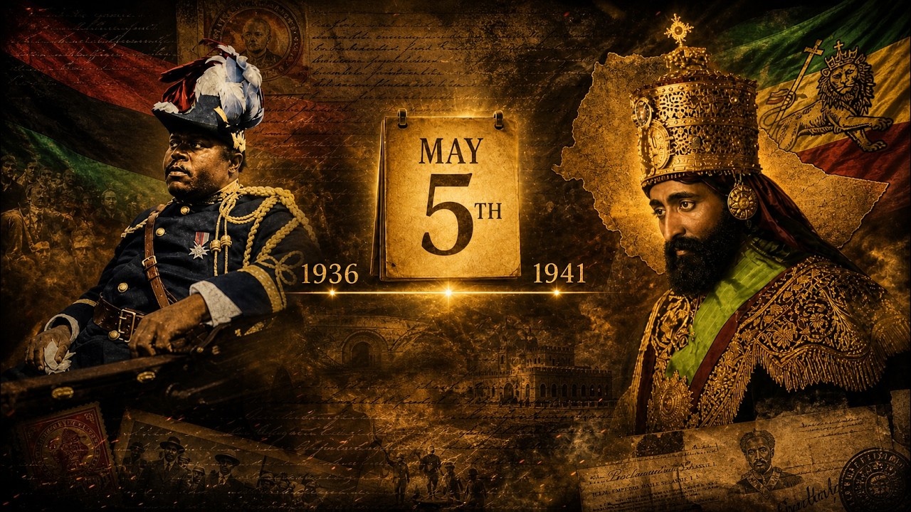 Haile Selassie Returned on the SAME DATE He Was Exiled - YouTube