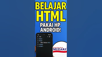 🔥 Belajar HTML di HP Android?! Ternyata Gampang Banget! 📱 #smartphone #tutorial #tipsandtricks