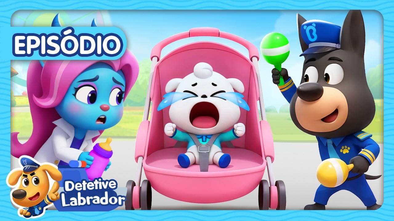 Antel, a Babá 🍼 Aventura na Cidade das Águas⛲ Desenho Animado 🔍 Detetive Labrador